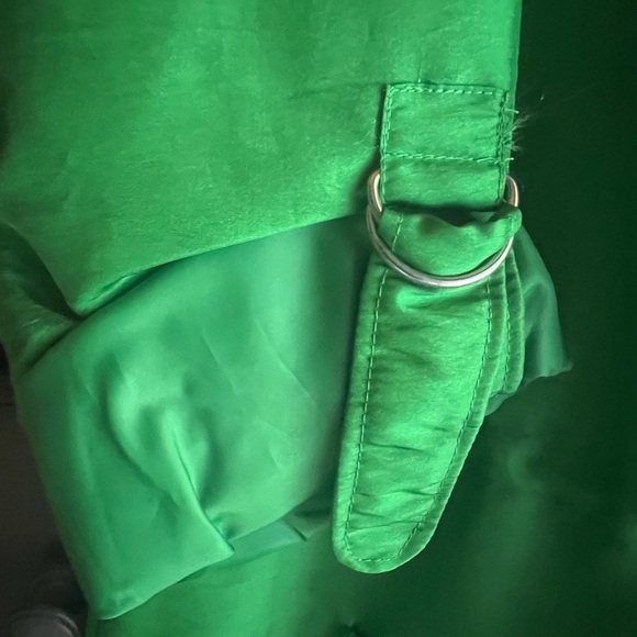 Jaclyn Smith Vibrant Kelly Green Windbreaker Jacket – Size XL - Picture 3 of 9